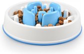 Duvo+ Slow down feeder Blauw 28,5x28,5x7cm