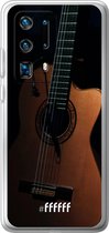 Huawei P40 Pro+ Hoesje Transparant TPU Case - Guitar #ffffff