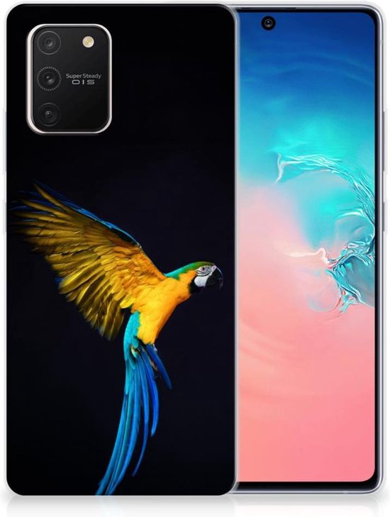 TPU Bumper Silicone Étui Housse pour Samsung Galaxy S10 Lite Coque Perroquet