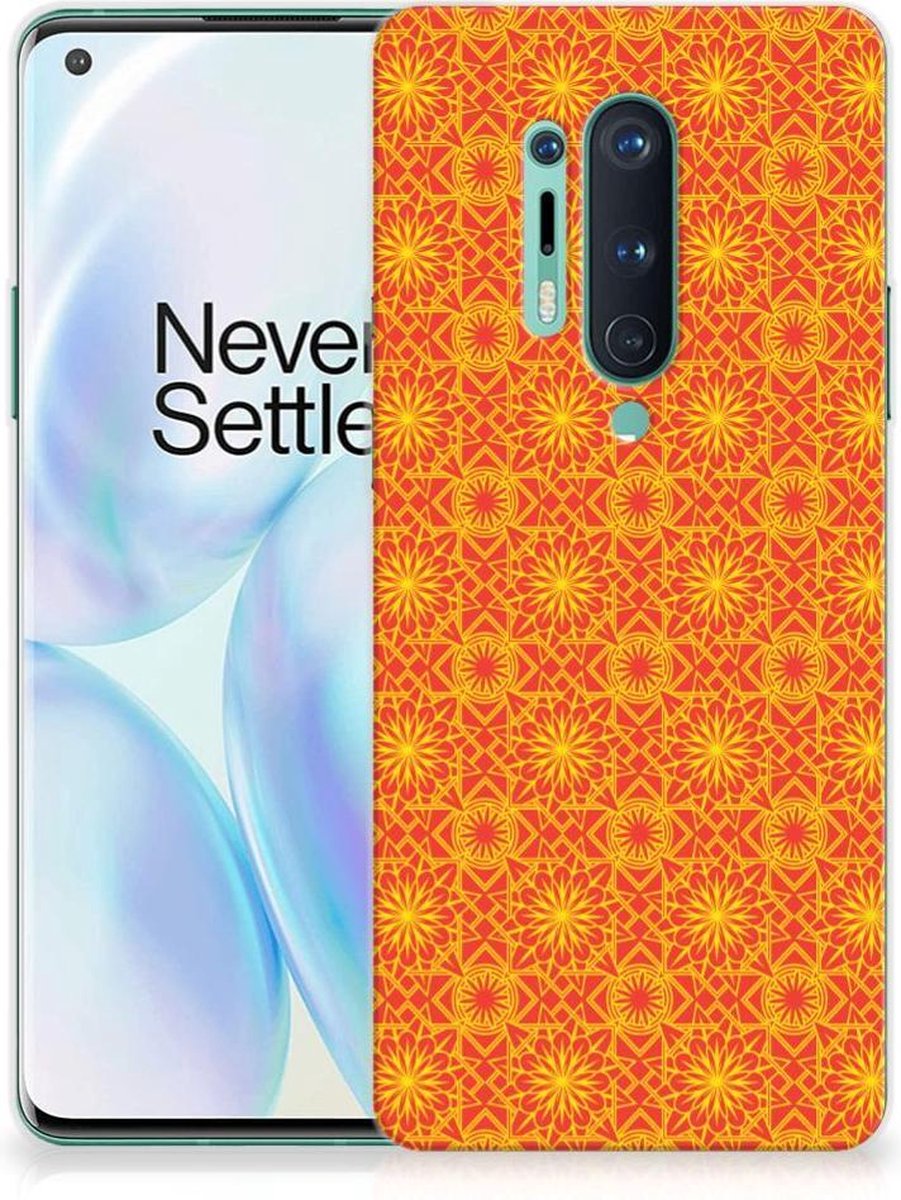 OnePlus 8 Pro TPU bumper Batik Oranje