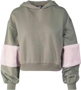 Urban Classics Hoodie/trui -S- Ballon Groen/Roze