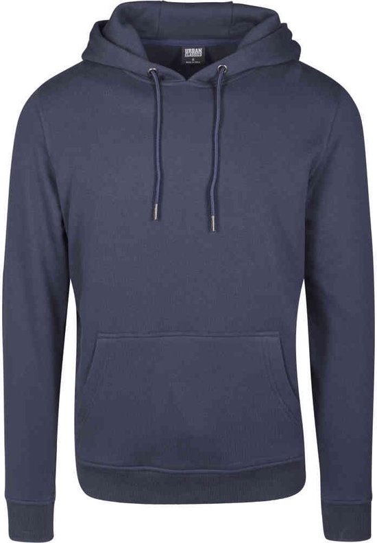 Urban Classics - Basic Sweat Hoodie/trui - S - Blauw