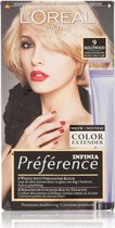 3x L'Oréal Preference Haarkleuring 09 Hollywood - Zeer Lichtblond