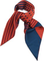 We Love Ties - Sjaal rood / blauw