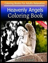 Heavenly Angels Coloring Book For Adults Relaxation 50 pictures