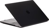 Lunso - Geschikt voor MacBook Air 13 inch (2020) - cover hoes - Mat Zwart - Vereist model A2179 / A2337