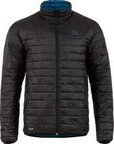 Highlander Outdoorjas Coll Heren Nylon Zwart/petrol Maat Xs