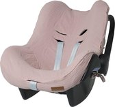 Baby's Only Baby autostoelhoes 0+ Breeze - Hoes voor autostoel groep 0+ - Geschikt voor Maxi-Cosi - Oud Roze - 100% katoen - Geschikt voor 3-puntsgordel