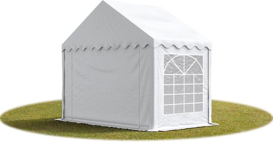 zakdoek Onderstrepen bezig Partytent feesttent 3x2 m tuinpaviljoen -tent PVC 700 N in wit waterdicht |  bol.com