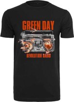Urban Classics Green Day Heren Tshirt -XL- Green Day Radio Zwart