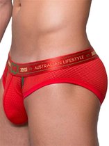2EROS Aeolus Brief Underwear Red Tempest - MAAT XL - Heren Ondergoed - Slip voor Man - Mannen Slip