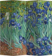 Fine Asianliving Kamerscherm B160xH180cm 4 Panelen Irissen Van Gogh