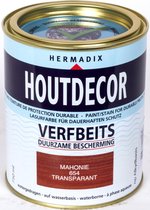 Hermadix Houtdecor Verfbeits Transparant - 0,75 liter - 654  Mahonie
