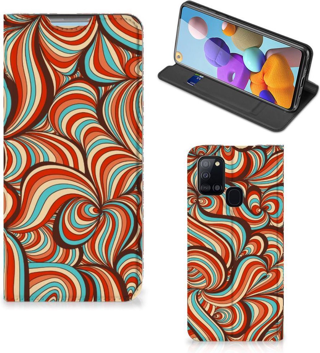 Samsung Galaxy A21s Bookcase Retro