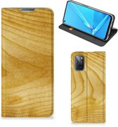 Stand Case OPPO A52 | A72 Smart Cover Licht Hout