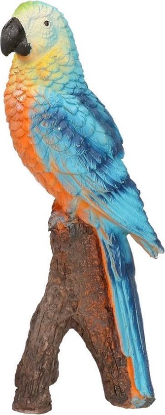 Dierenbeeld blauwe ara papegaai vogel 20 cm woondecoratie - Aras papegaaien  vogels... | bol.com
