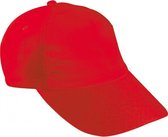 Kinder baseball caps rood