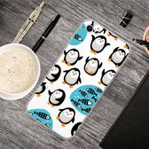 iPhone SE 2020 / iPhone 8 / iPhone 7 (4.7 Inch) - hoes, cover, case - TPU - Transparant - PinguÃ¯ns