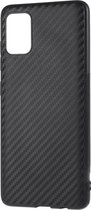 Samsung Galaxy A51 - Hoes, cover, case - TPU - Textuur - Zwart