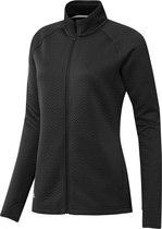 Adidas Golfjack Textured Layer Dames Polyester Zwart Maat L