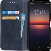 Sony Xperia 1 II Portemonnee Stand Hoesje Blauw