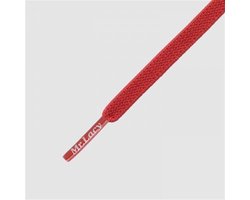 Mr. Lacy - Schoenveter - Flexies - Plat - Rood  - Elastische veters - Lengte70 cm