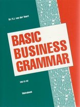 Boek cover Basic business grammar van Dr. P.J. Voort