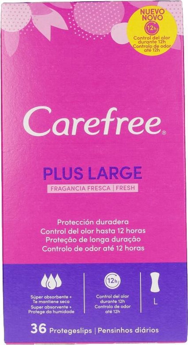 Maxi Bescherming Inlegkruisjes fresh Carefree 98183 (36 uds)