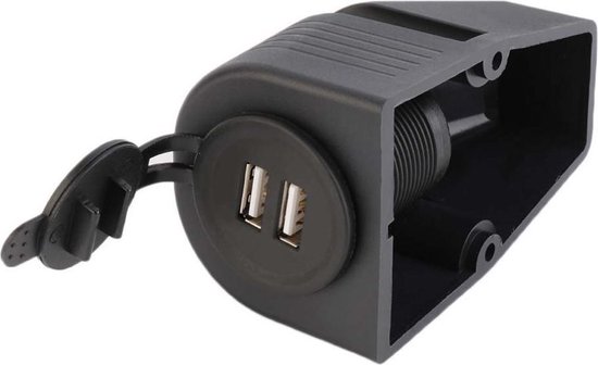 Aangenaam kennis te maken Effectiviteit Hinder Opbouw USB Adapter 2x met behuizing | bol.com