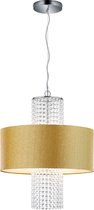 LED Hanglamp - Hangverlichting - Trion Kong - E14 Fitting - 3-lichts - Rond - Mat Goud - Aluminium - BSE