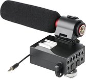 Saramonic MixMic, XLR Audio Adapter Set met Microfoon voor op camera te zetten