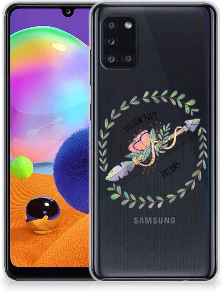 Samsung Galaxy A31 Telefoonhoesje met Naam Boho Dreams