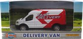 2-play Schaalmodel Ford Transit Bestelbus Pull-back Wit