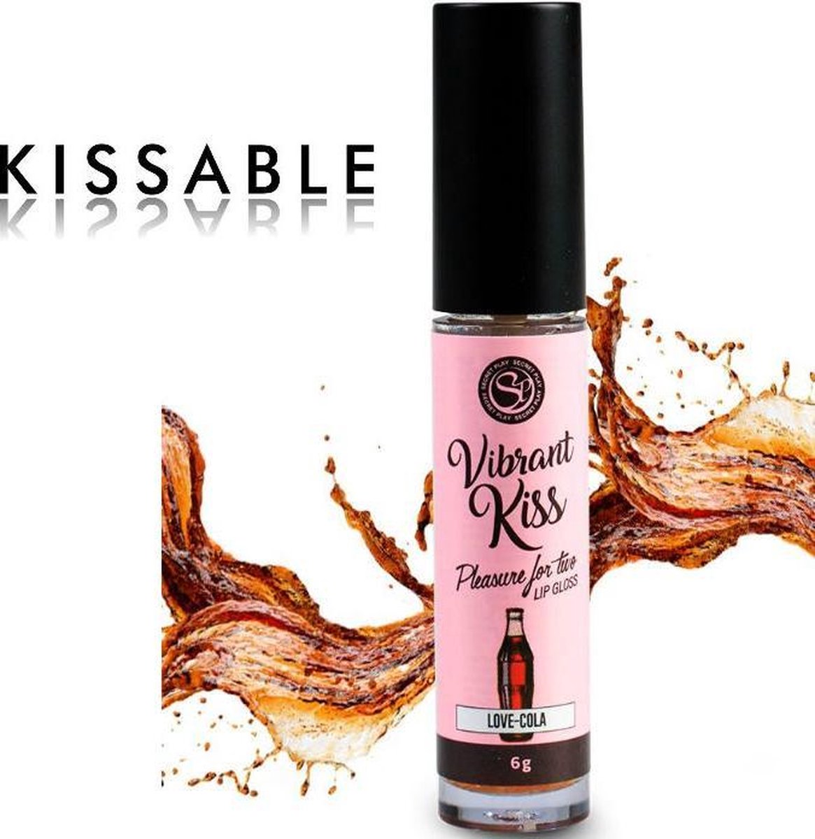 Goedkoopste Secret Play Oral Cola - Stimulerend Middel - Vibrerende Lip Gloss - Cola Smaak - 6gr