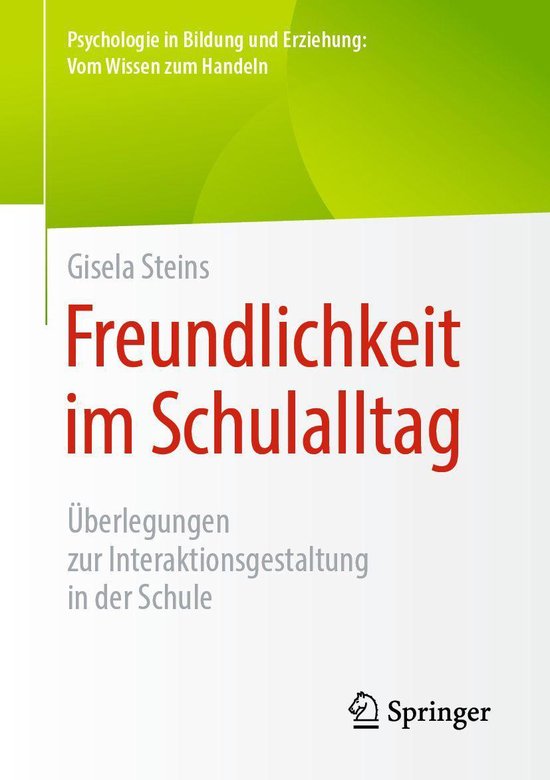 Psychologie in Bildung und Erziehung: Vom Wissen zum Handeln ... - cover