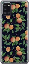 Samsung A31 hoesje siliconen - Fruit / Sinaasappel | Samsung Galaxy A31 case | multi | TPU backcover transparant