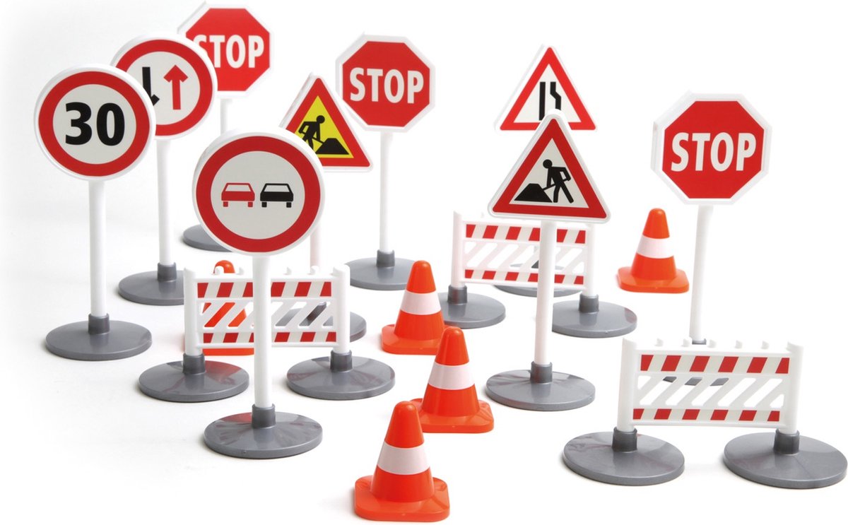Lena_- Verkeerstekens - 17 stuks