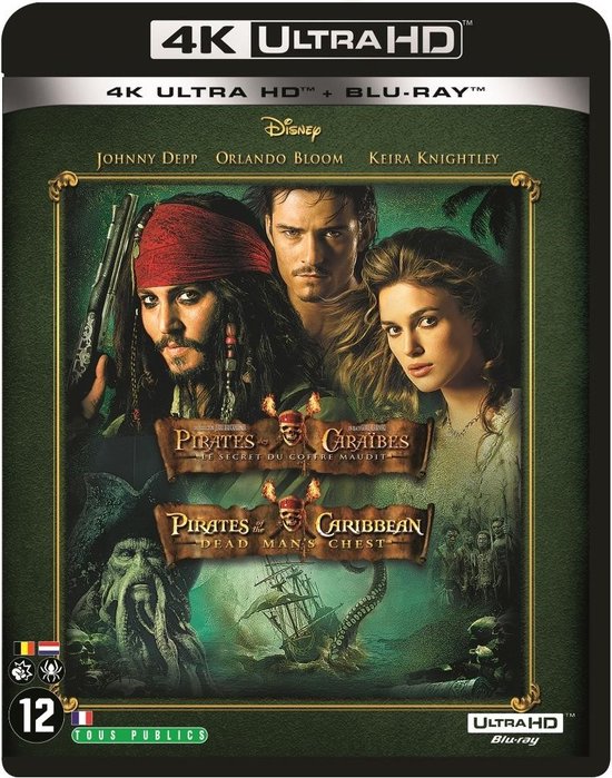 Pirates of The Caribbean - Dead Man's Chest (4K Ultra HD Blu-ray) - Disney Movies