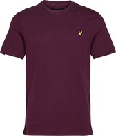 Lyle and Scott - T-shirt Burgundy - S - Modern-fit
