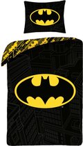 Batman Dekbedovertrek Logo - Eenpersoons - 140 x 200 cm - Katoen