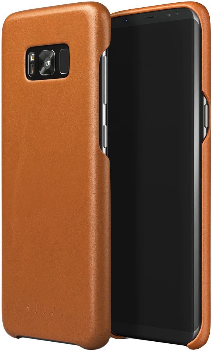 Mujjo Leather Case Galaxy S8 Plus bruin