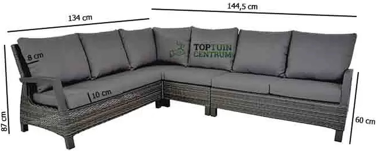 Lesli Living Lounge hoekset Prato Forte