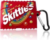 Apple AirPods 3 - Skittles  Case - Siliconen Hoesje - Met Riemclip - Geschikt voor AirPods Pro