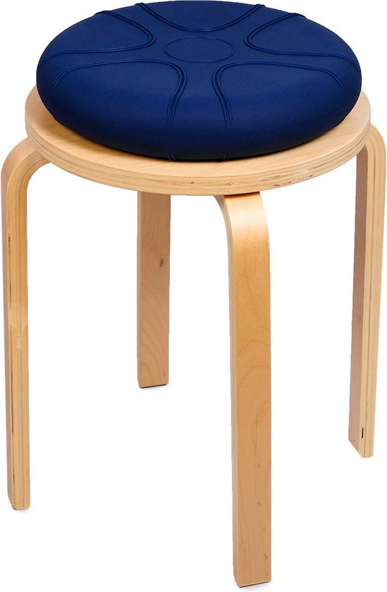 Wiebelkussen - Zwart Ø 33cm - Balanskussen - Balkussen - Comfortabel zitten - Volwassenen en kinderen - MediPreventie