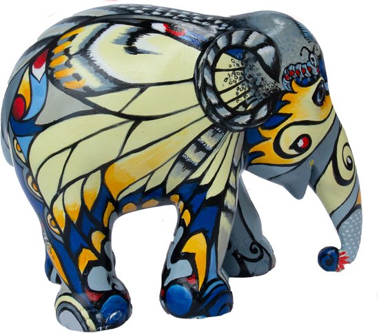 Elephant Parade - Butterfly Effect - Handgemaakt Olifanten Beeldje - 15cm