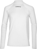 Masita | Thermoshirt Dames Lange Mouw Colshirt Skin Trainingsshirt Heren Kind Unisex 100% Polyester Sneldrogend - WHITE - 164