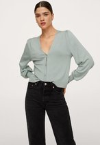 Mango Vest Vest Met Pofmouwen 17069075 45 Dames Maat - XXL