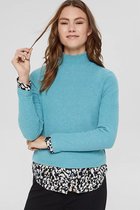 EDC Trui Geribde Longsleeve Met Glitters 111cc1k301 C390 Dames Maat - L
