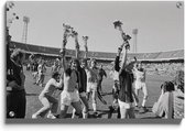 Walljar - AFC Ajax kampioen '80 - Muurdecoratie - Plexiglas schilderij