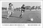 Walljar - Ijsselmeervogels - Noordwijk '76 - Zwart wit poster